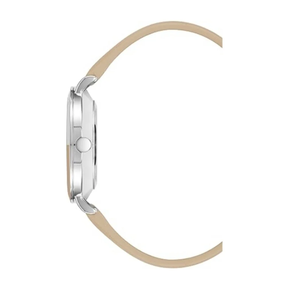 Women's New Strap Watch Tan /Silver - Picture 3 of 6